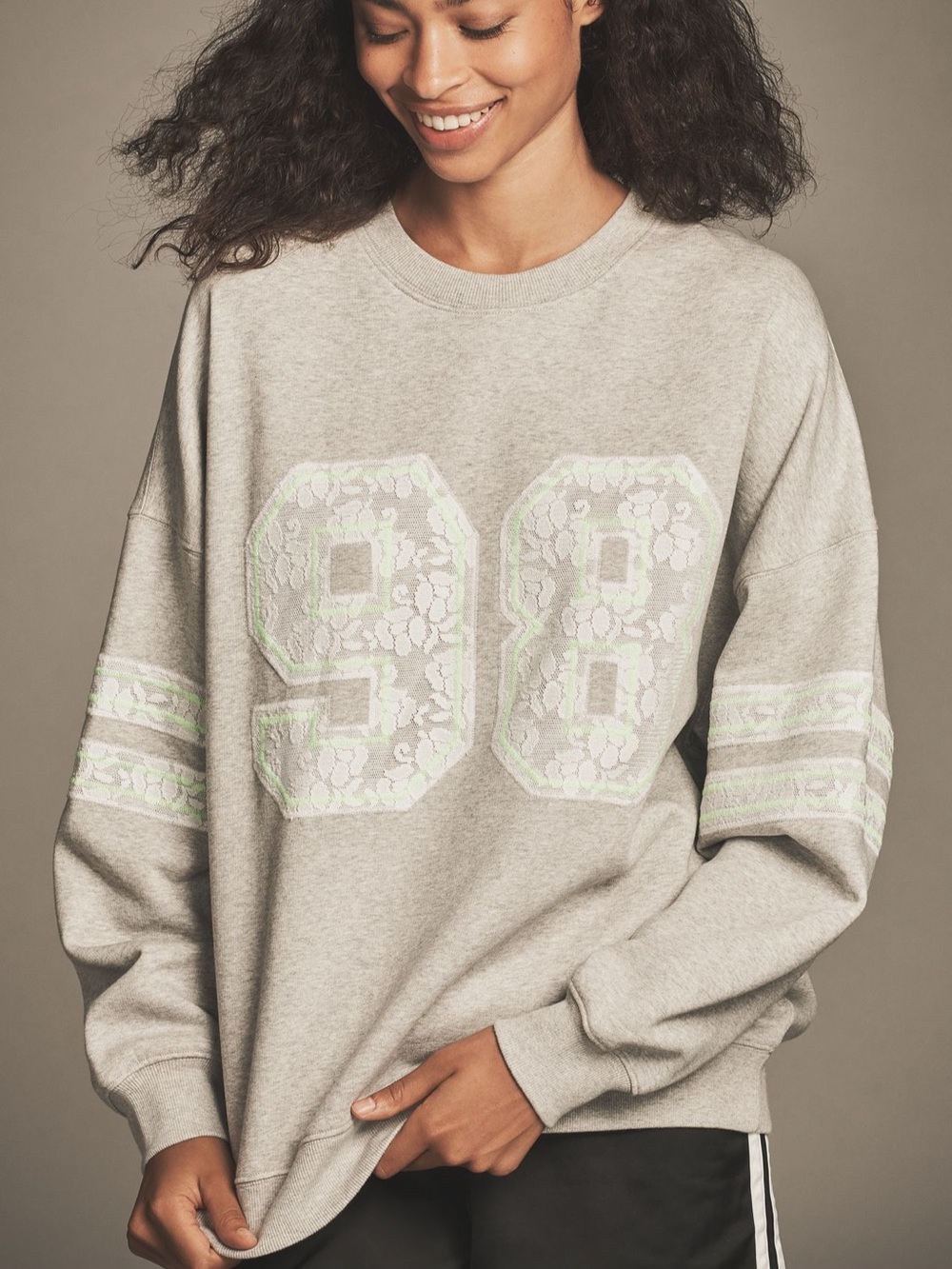 NWT - LSPACE  LACE 98 GRAPHIC SWEATSHIRT